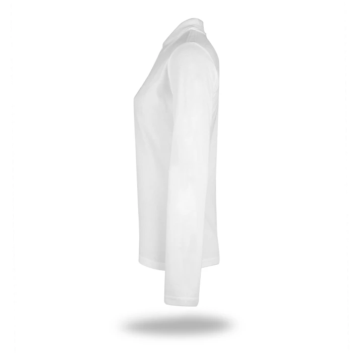 Koszulka Polo damska Promostars Ladies Long Cotton - biala