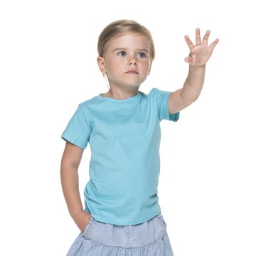 Koszulka Promostars Standard KID - jasno błękitny